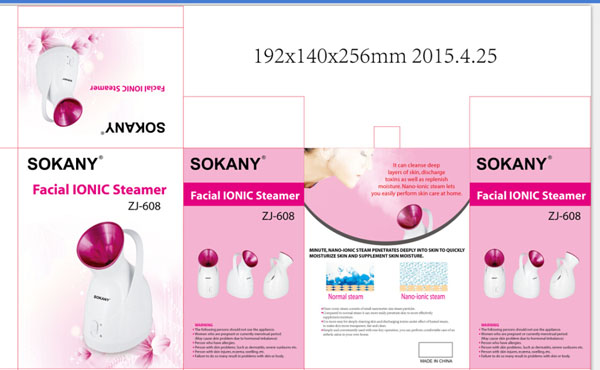 Bán buôn máy xông hơi mặt Sokany zj-608