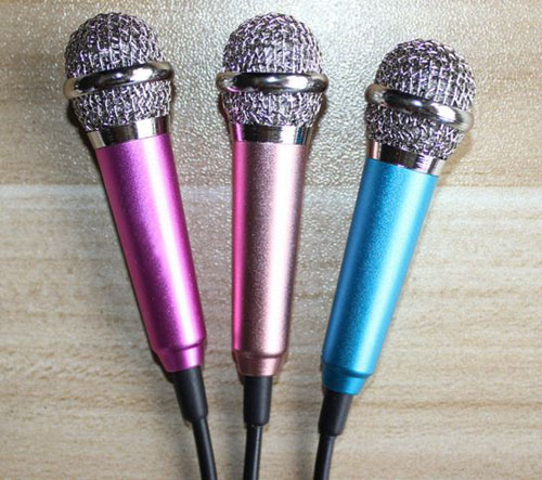 Micro mini hát và ghi âm cho điện thoại