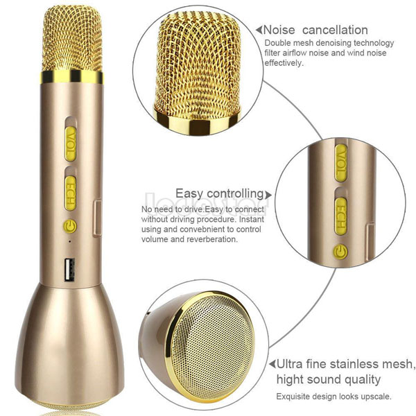 Micro karaoke kèm loa bluetooth KTV K088