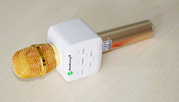 Micro kèm loa karaoke New Rixing K9