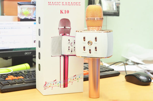 Micro kèm loa Magic karaoke K10
