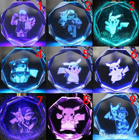 Móc khóa phát sáng Pokemon độc đáo
