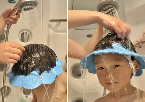 Mũ chắn nước gội đầu cho bé