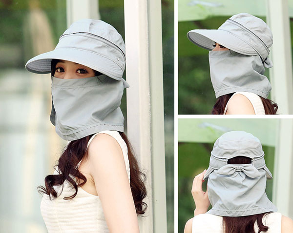 Mũ chống nắng kèm khẩu trang 3 in 1