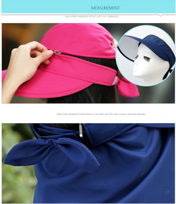 Mũ chống nắng kèm khẩu trang 3 in 1