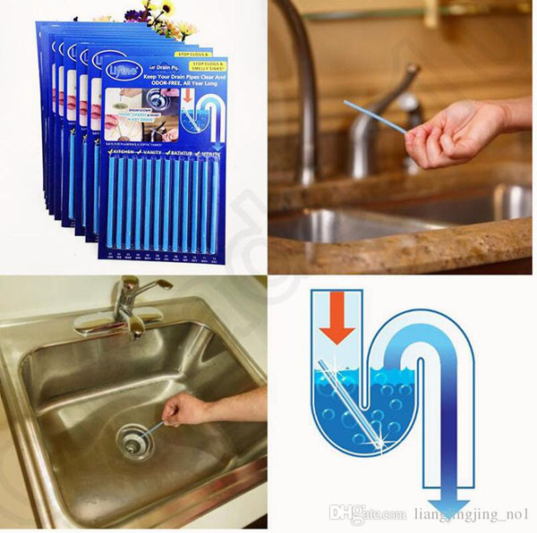 Que thông cống , thông tắc bồn rửa bát
