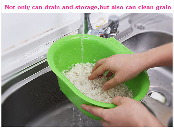Rổ nhựa thoát nước gắn chậu rửa bát