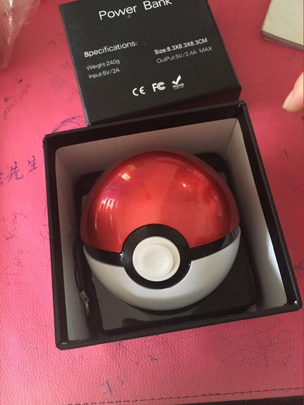 Bán sỉ pin dự phòng pokeball 12000 mAh