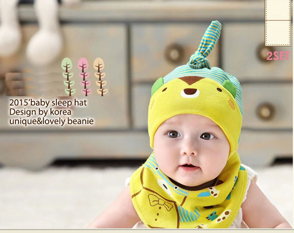 Set khăn yếm đáng yêu cho bé