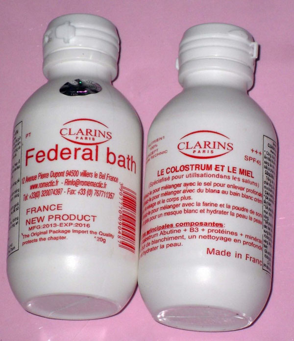 Bán buôn sữa non kích trắng da Clarins Pháp