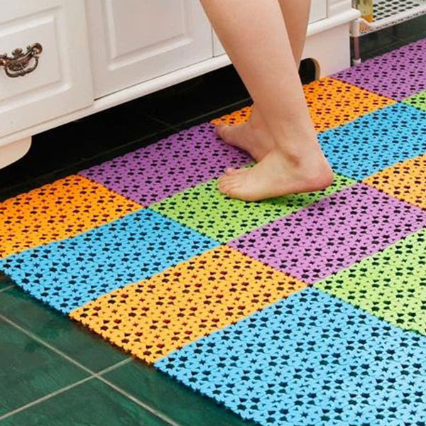 Thảm ghép trải sàn nhà tắm chống trơn trợt