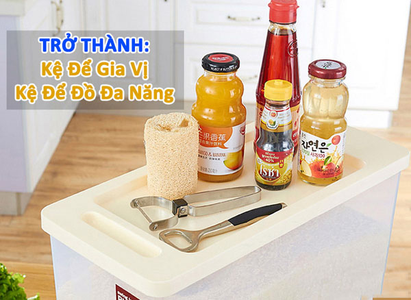 Bán sỉ thùng đựng gạo thông minh 15kg