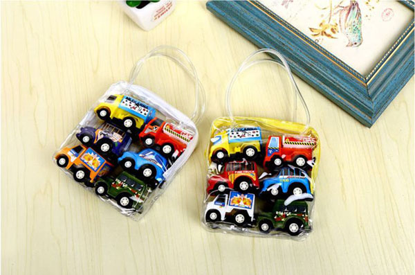 Túi 6 ô tô đồ chơi mini cho bé