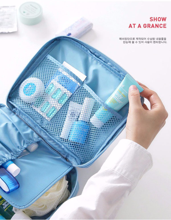 Túi đựng đồ trang điểm du lịch Hàn Quốc