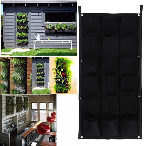 Túi trồng cây treo tường 18 túi