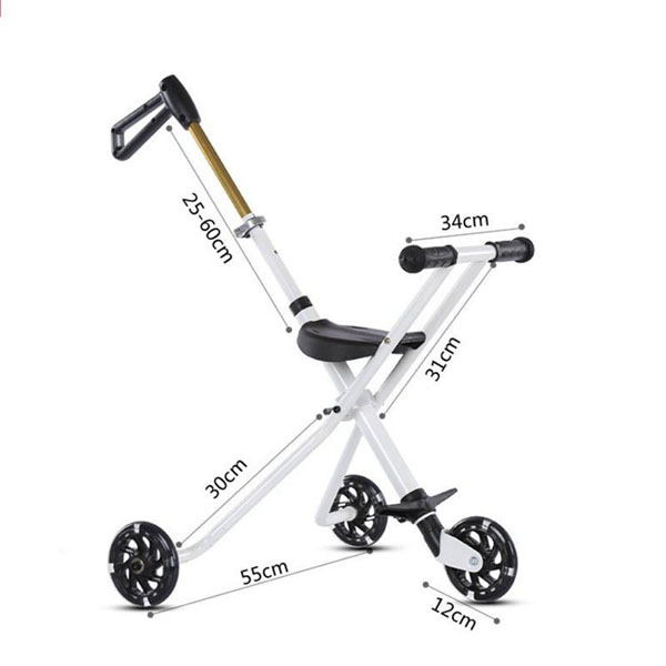 Bán sỉ xe đẩy 3 bánh gấp gọn thông minh cho bé