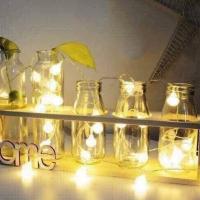 Set 5 lọ hoa kèm kệ gỗ Home